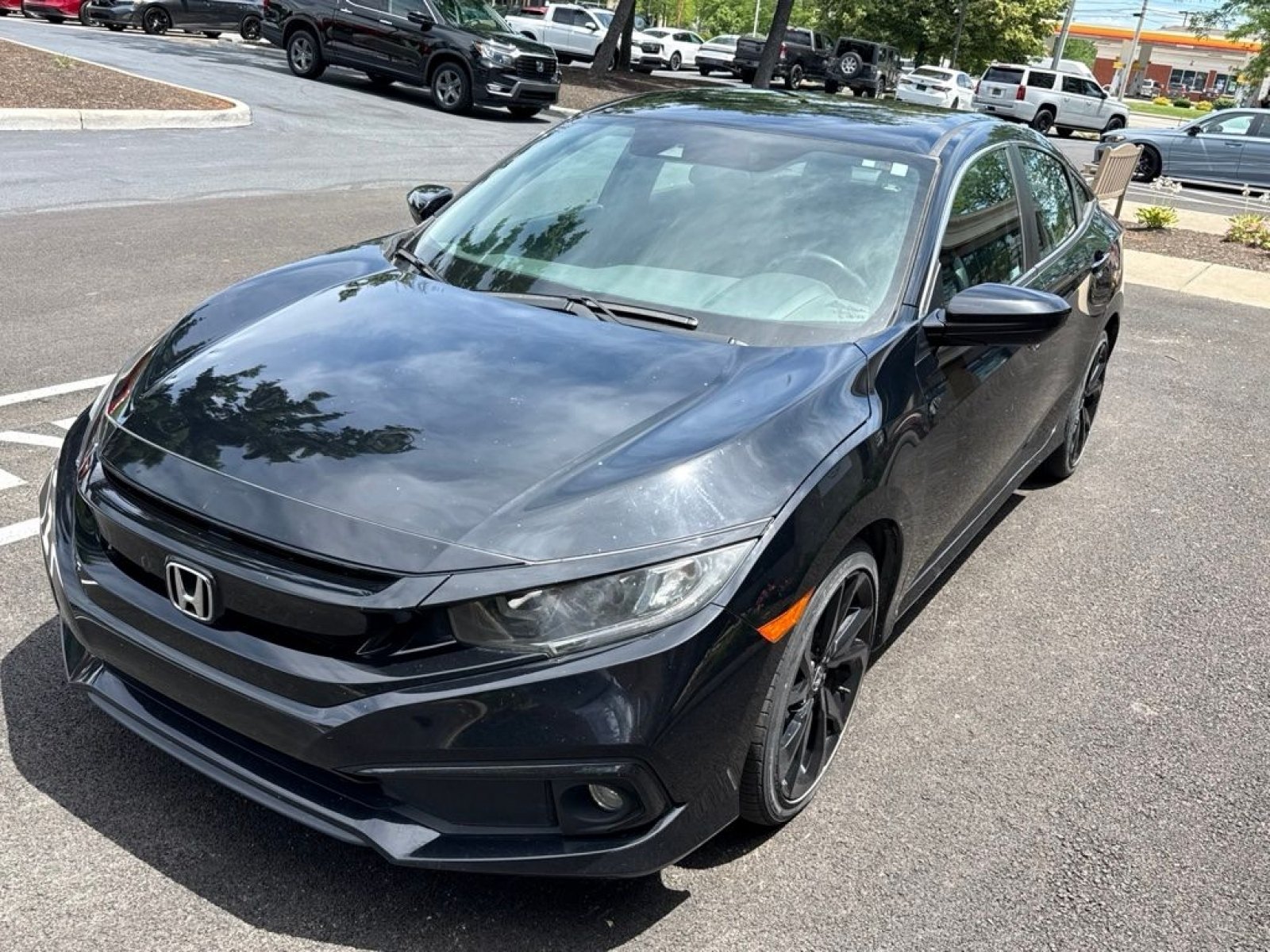 Certified Used 2020 Crystal Black Pearl Honda Sport image 7