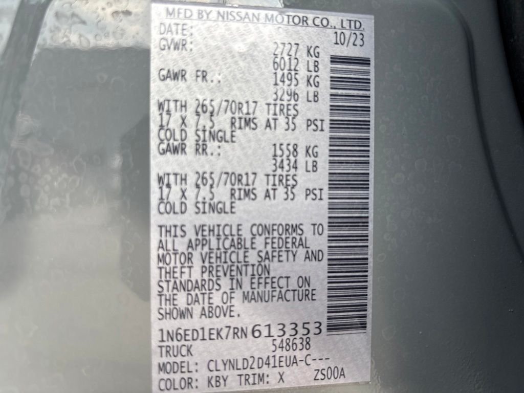 Certified Used 2024 Gray Nissan PRO-4X image 10
