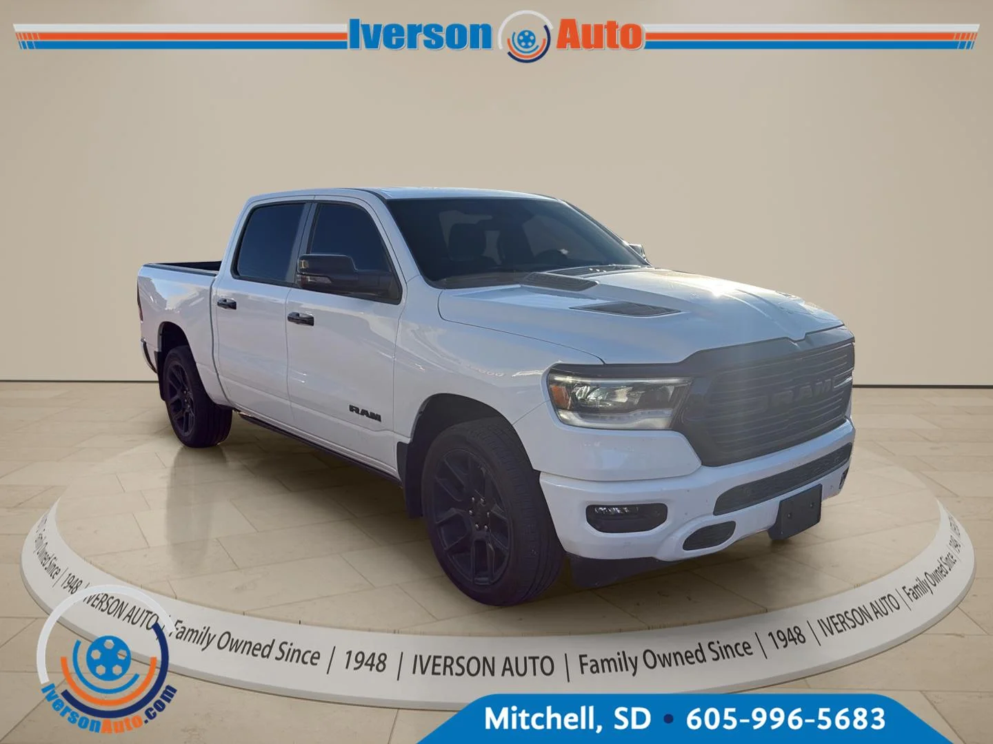 Used 2023 Bright White Clearcoat Ram Laramie image 4