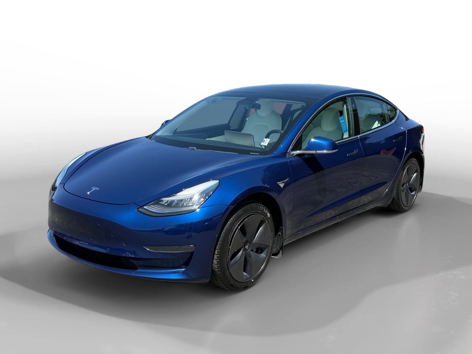 Used 2020 Deep Blue Metallic Tesla Standard Range Plus image 1