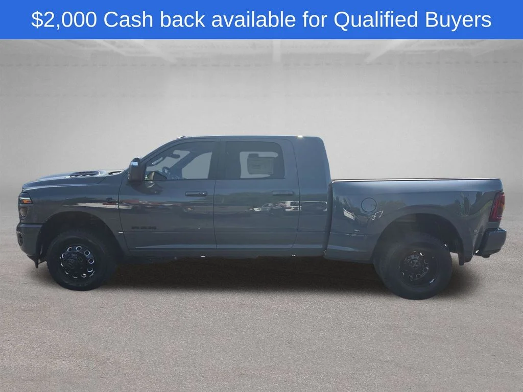 New 2026 Ceramic Gray Clear-Coat Exterior Paint RAM Laramie image 2