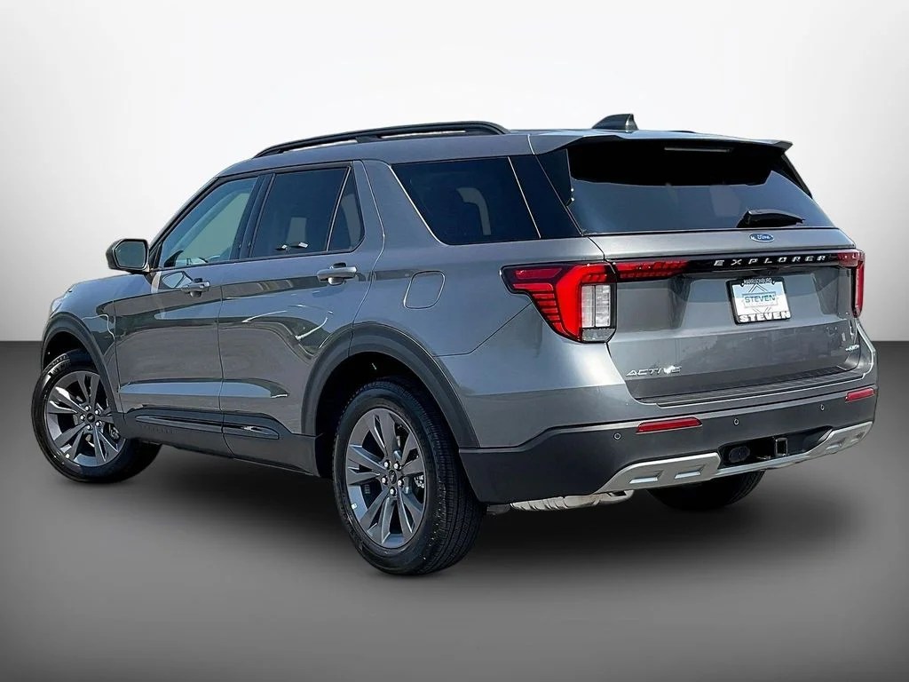 New 2026 Carbonized Gray Metallic Ford Active image 3
