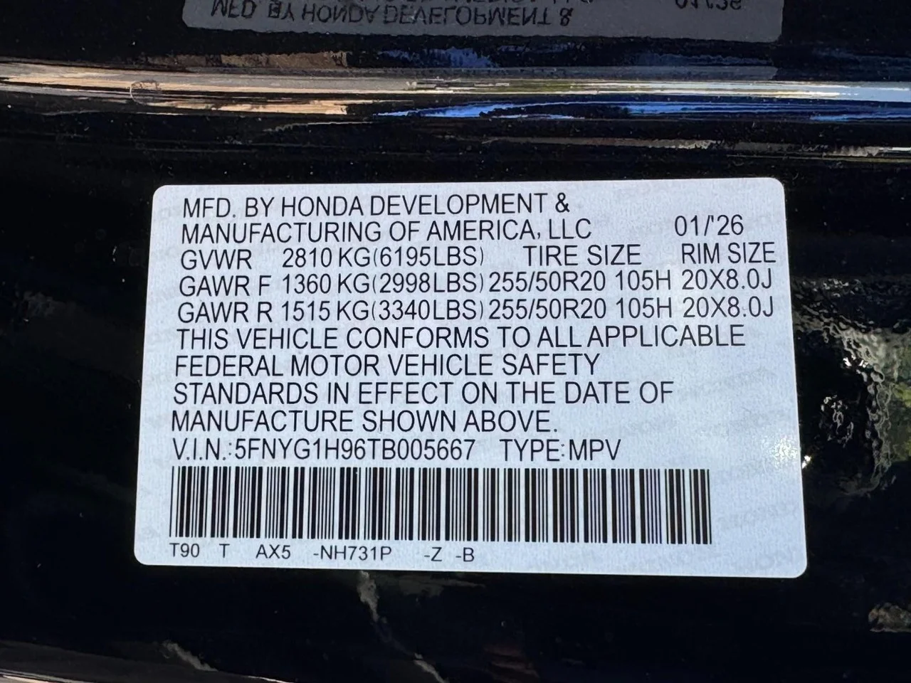 2026 Honda Pilot Black Edition - Photo 29