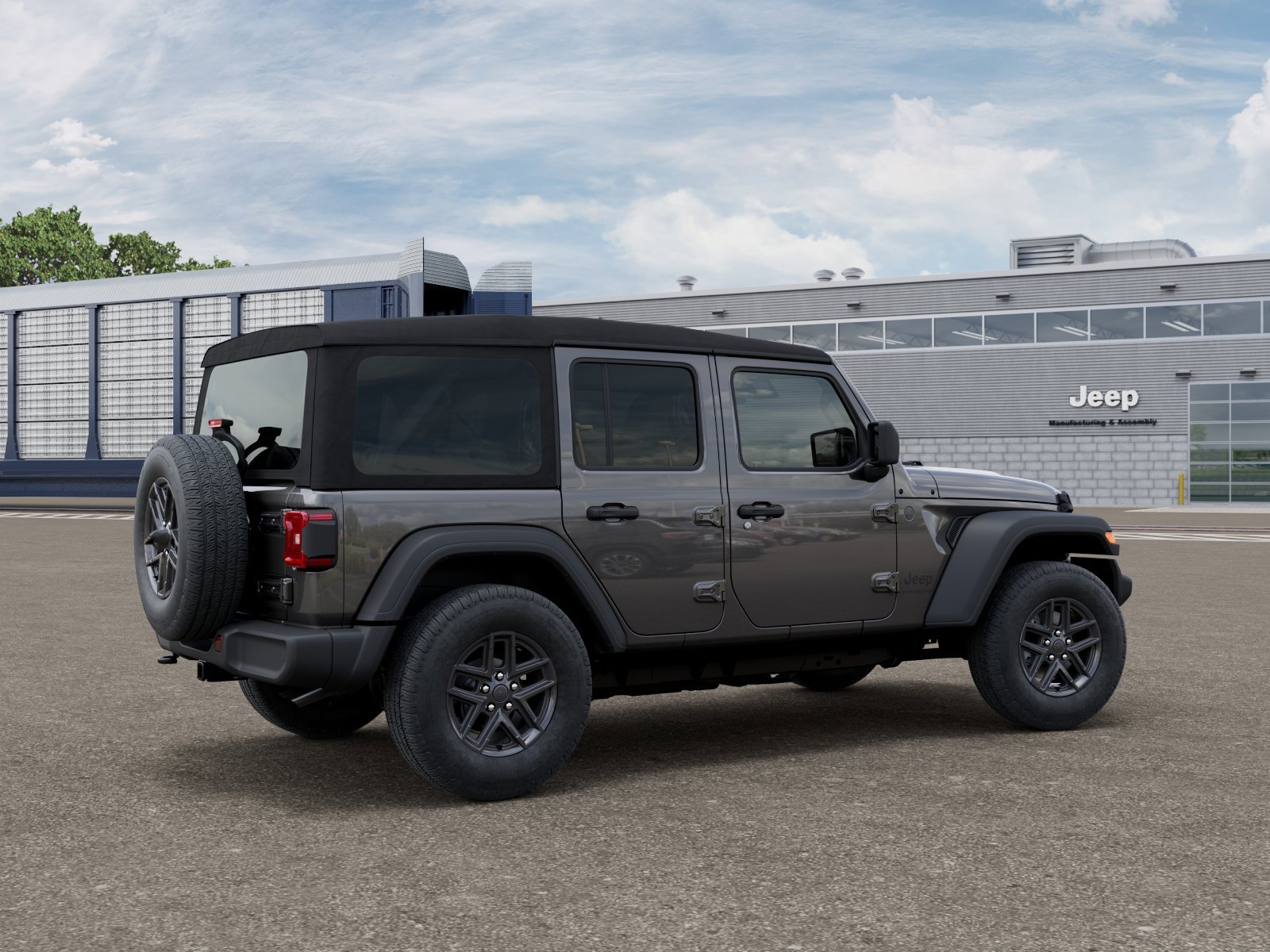 New 2026 Granite Crystal Metallic Clear-Coat Exterior Paint Jeep Sport S image 2