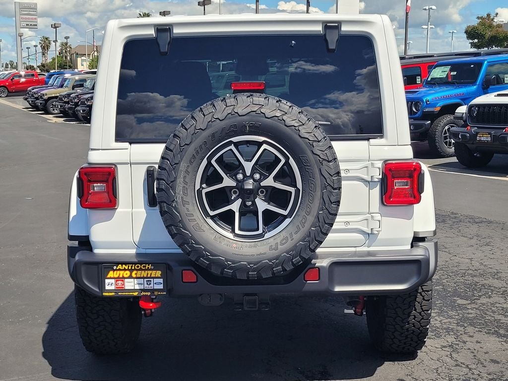 New 2026 Bright White Clearcoat Jeep Rubicon image 4