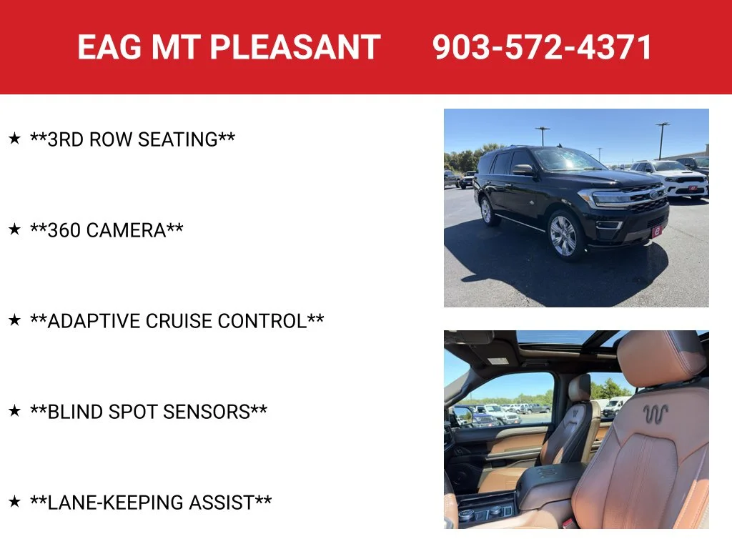 Used 2022 Agate Black Metallic Ford King Ranch image 8