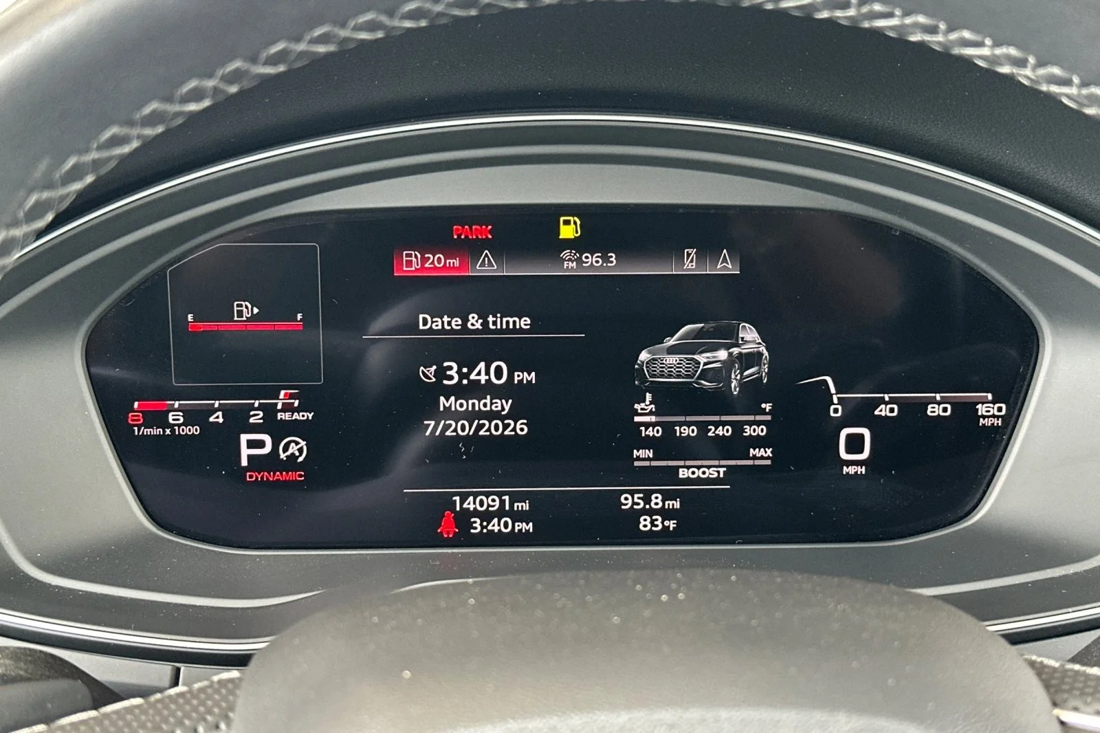 Used 2023 BLACK METALLIC Audi Premium Plus image 24