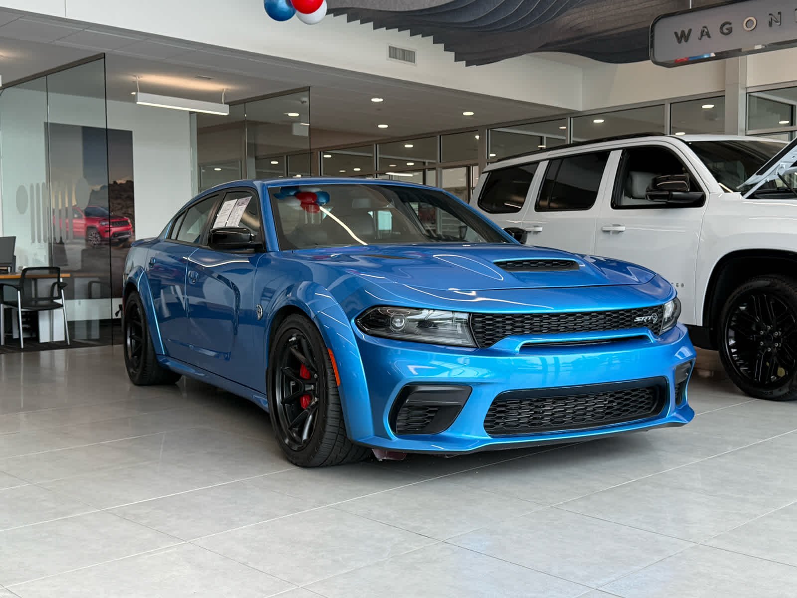 Used 2023 B5 Blue Pearlcoat Dodge SRT Hellcat Redeye Wide Jailbreak image 5