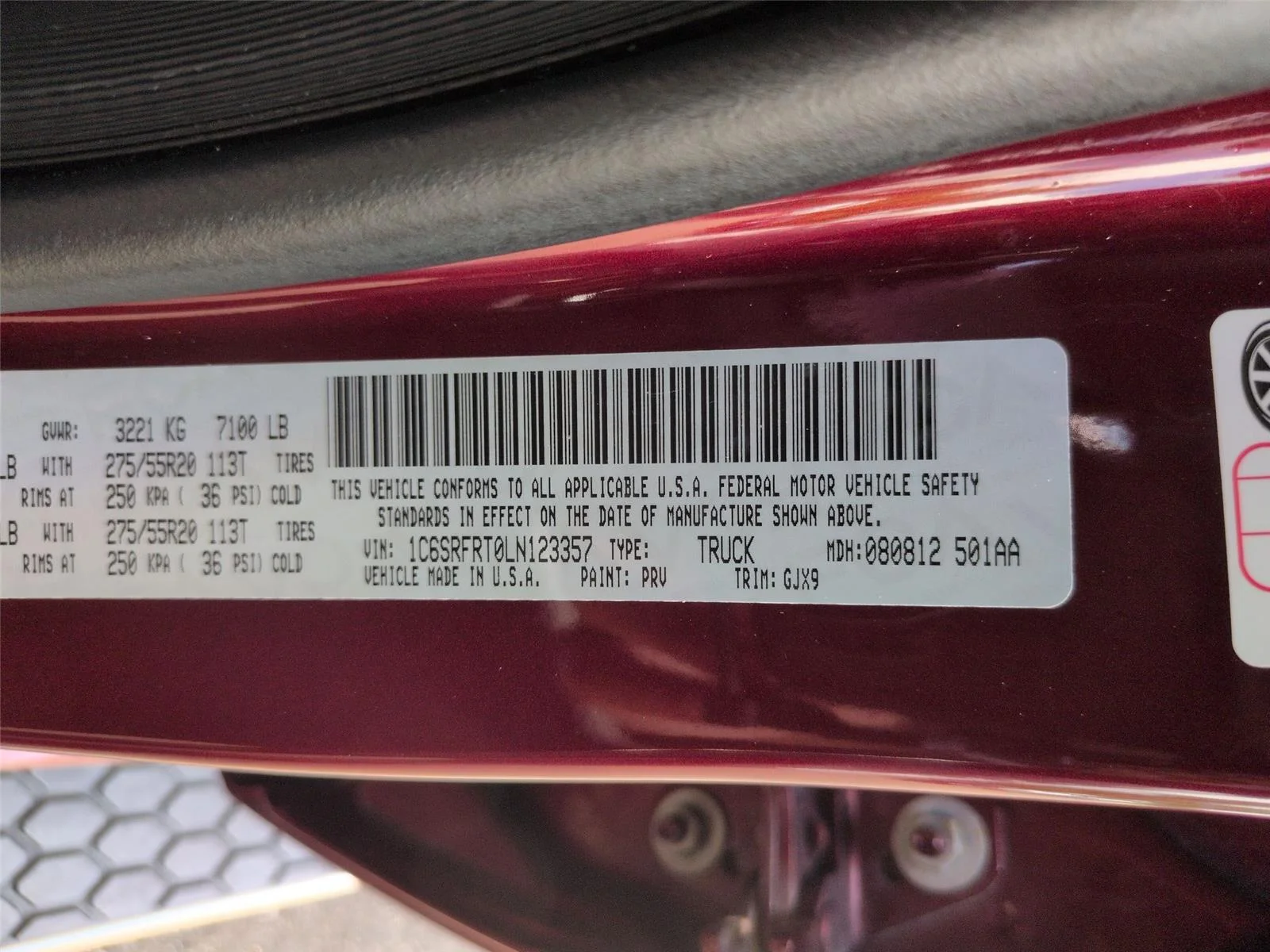 Used 2020 Delmonico Red Pearlcoat Ram Laramie image 40
