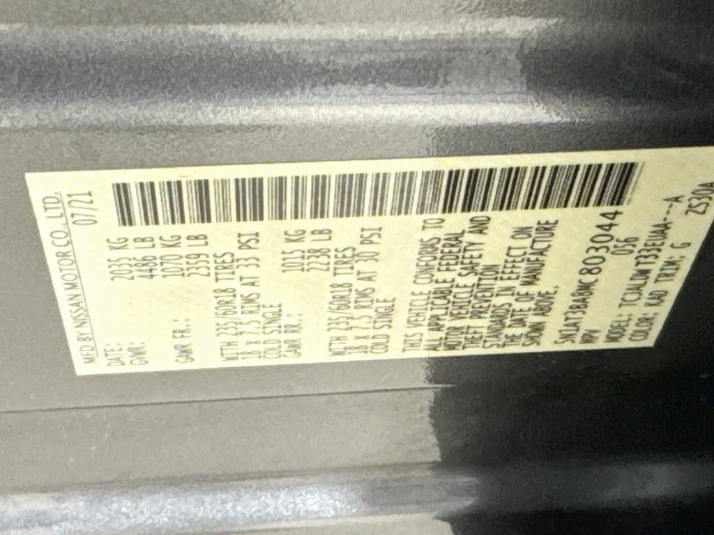 Used 2021 Gun Metallic Nissan SV image 41
