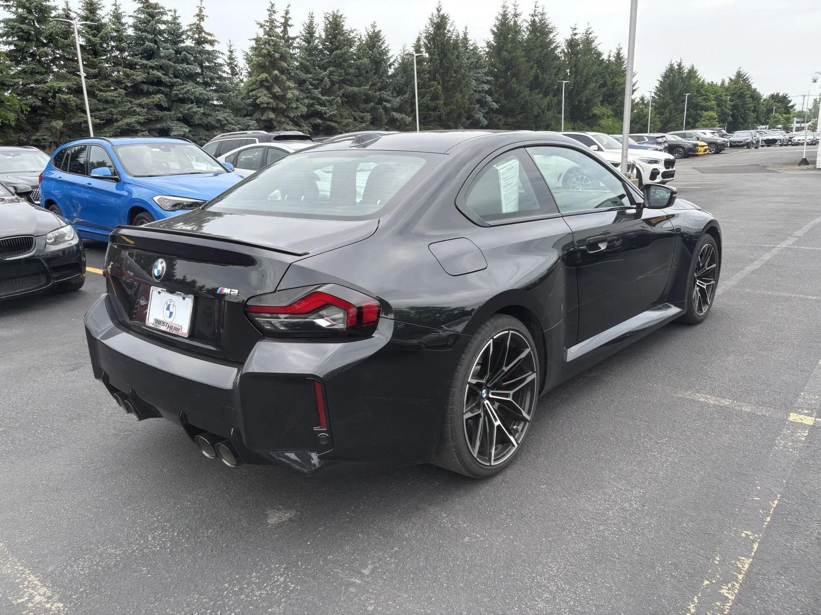 Used 2024 Black Sapphire Metallic BMW M2 Base image 7