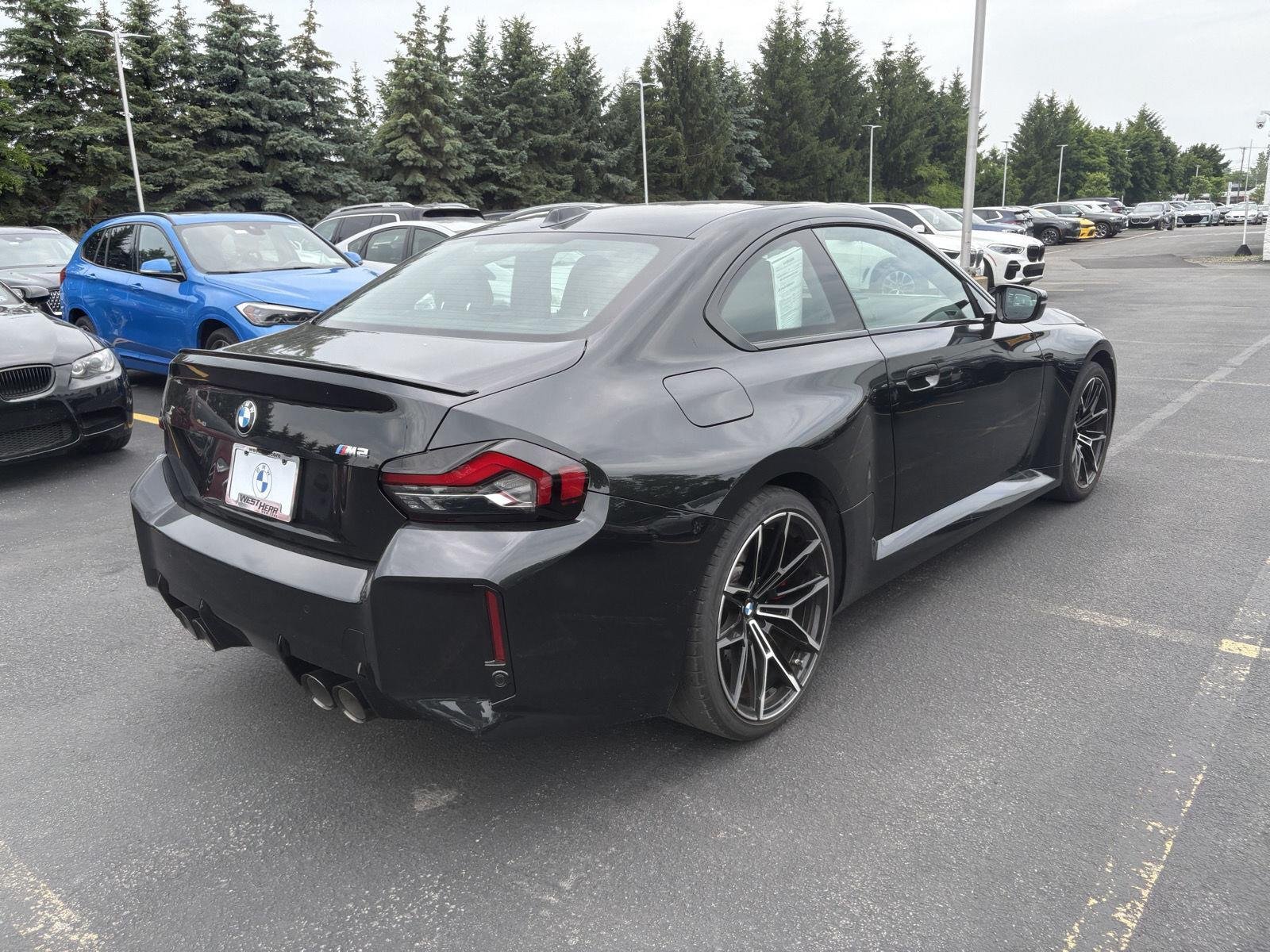 Certified Used 2024 Black Sapphire Metallic BMW M2 Base image 7