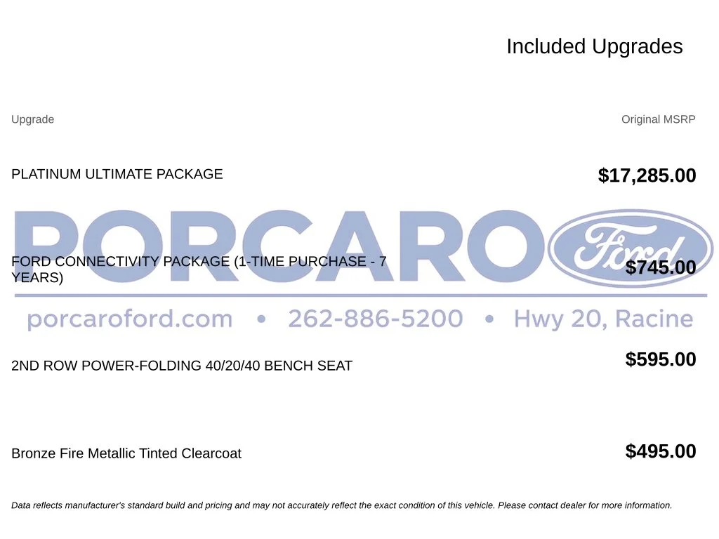 New 2027 Bronze Fire Metallic Tinted Clearcoat Ford MAX Platinum image 28