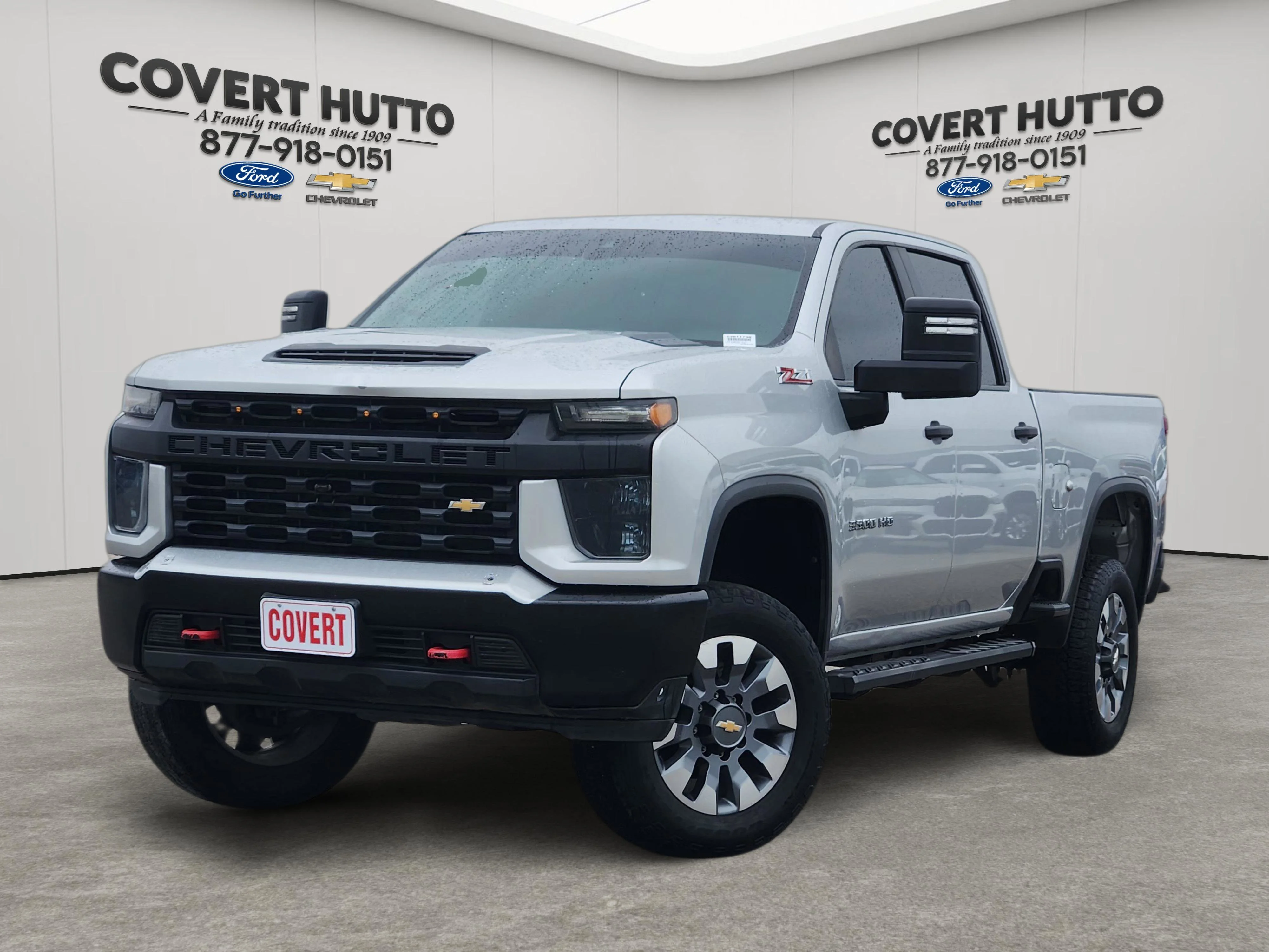Used 2022 Silver Ice Metallic Chevrolet Work Truck image 1