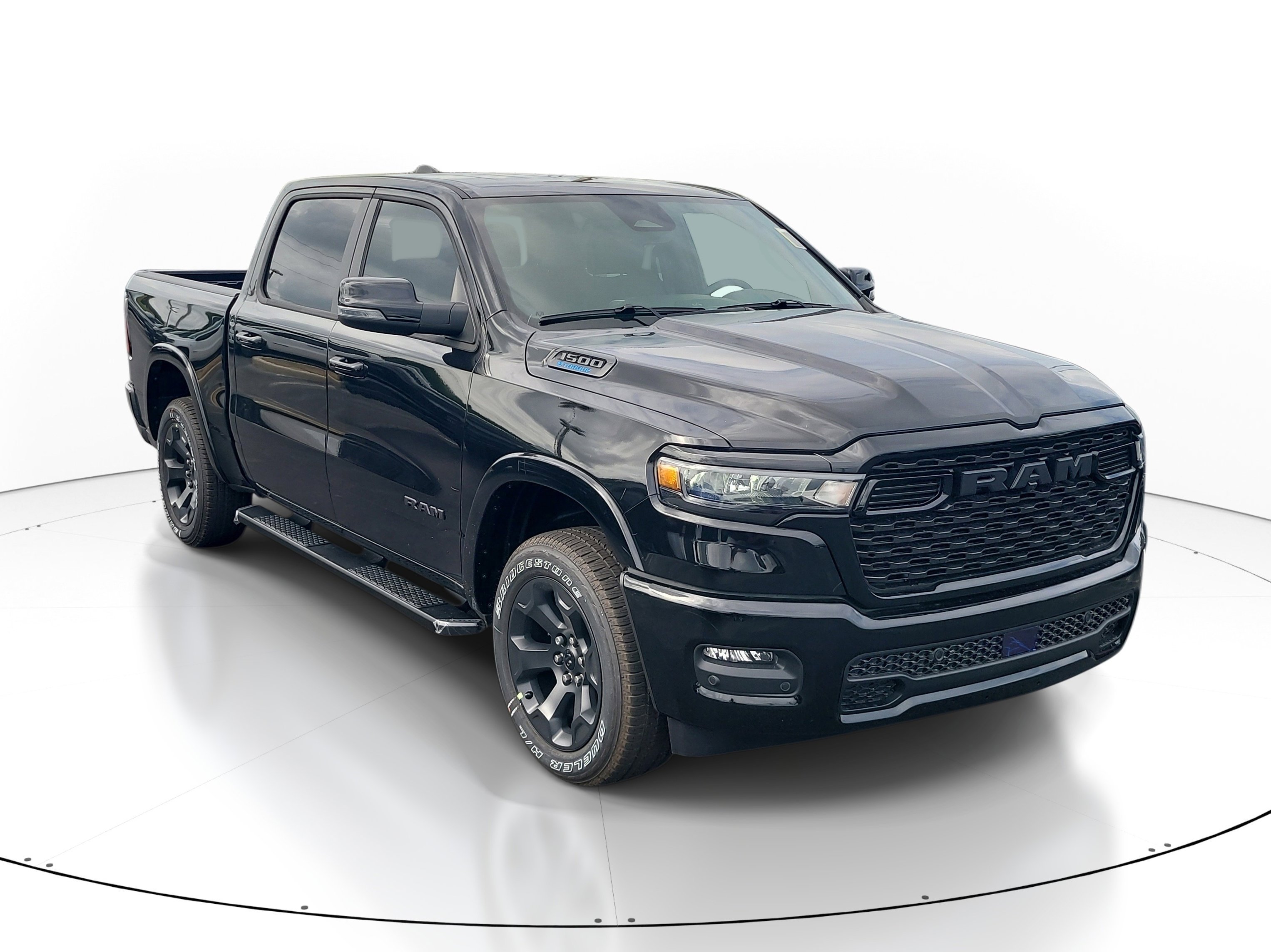 New 2026 Diamond Black Crystal Pearl-Coat Exterior Paint RAM Big Horn image 1