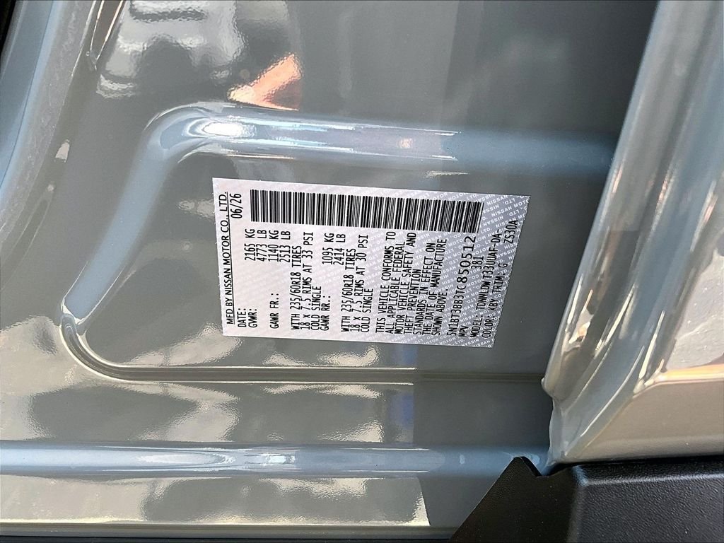 New 2026 Gray Nissan SV image 14