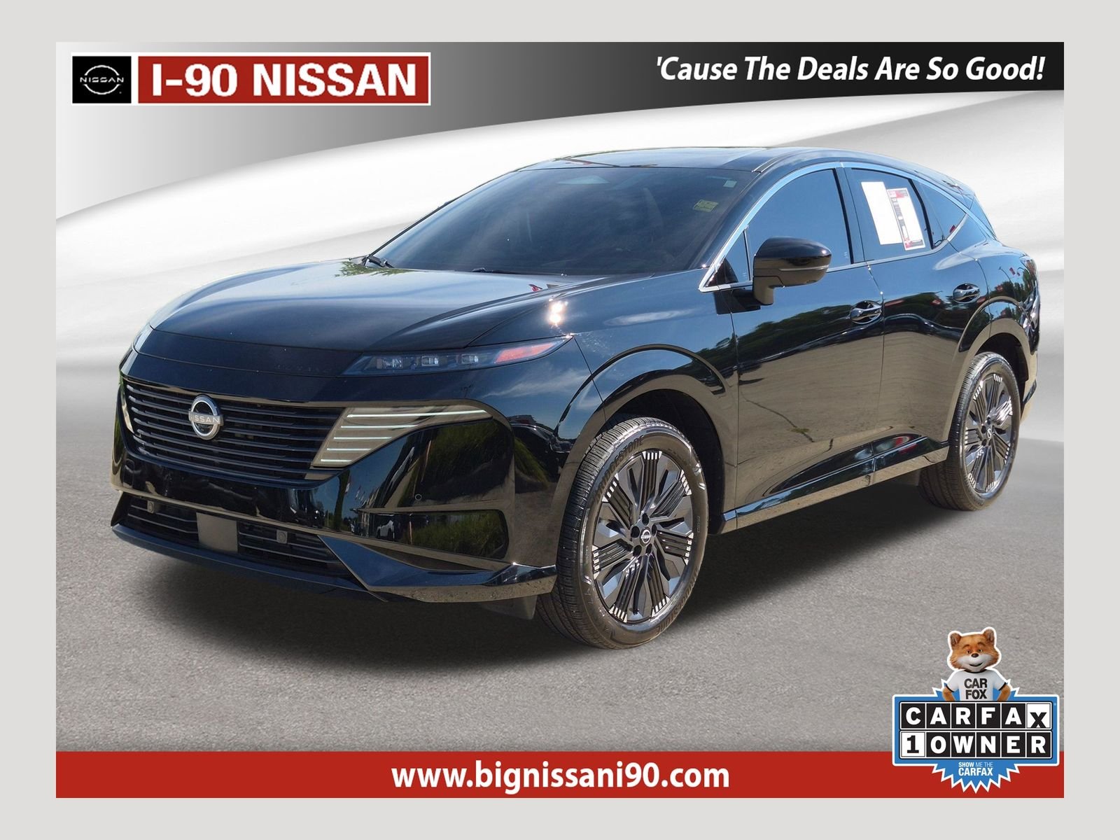 Certified Used 2026 Super Black Nissan Platinum image 1