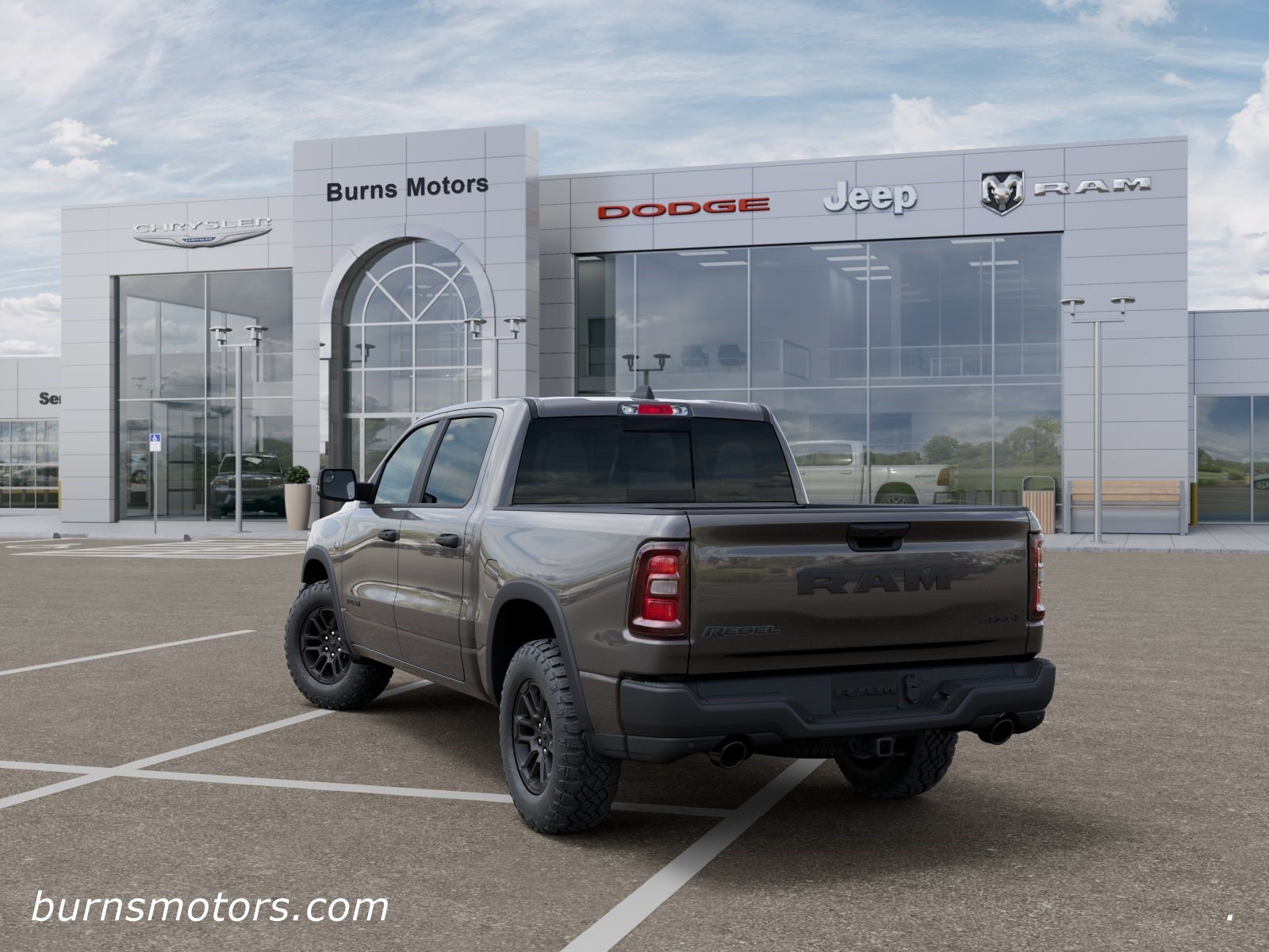 New 2026 Granite Crystal Metallic Clear-Coat Exterior Paint RAM Rebel image 3