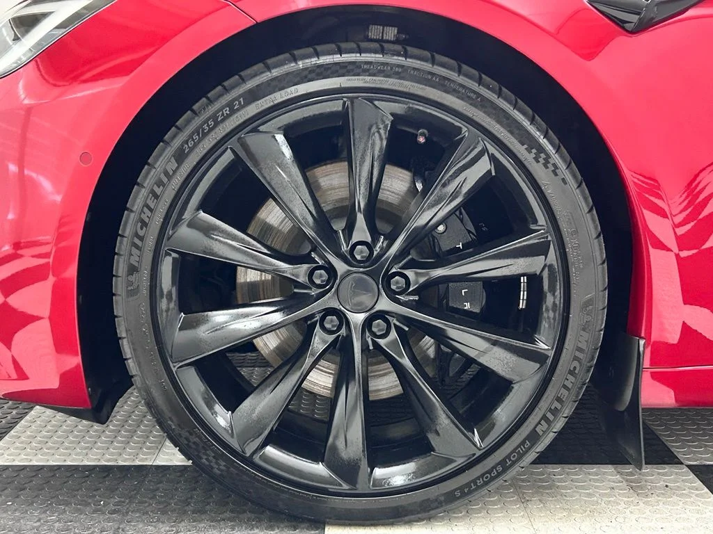 Used 2022 Red Tesla Base image 8