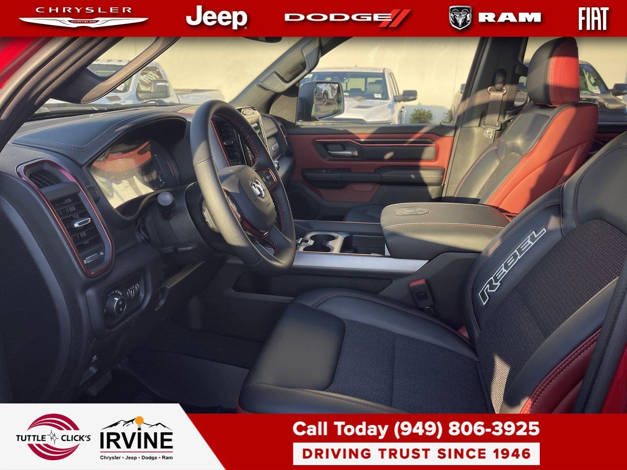 New 2026 Molten Red Pearl-Coat Exterior Paint RAM Rebel image 17