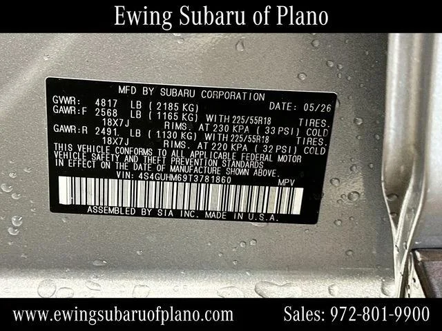New 2026 ICE SILVER METALLIC Subaru Limited image 33