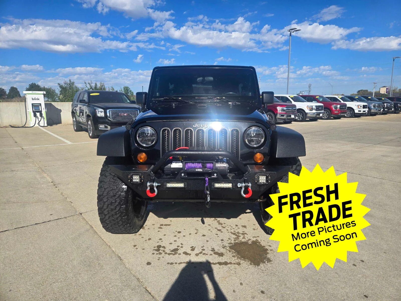 Used 2012 Jeep Wrangler Unlimited Rubicon with VIN 1C4BJWFG8CL128437 for sale in Charles City, IA