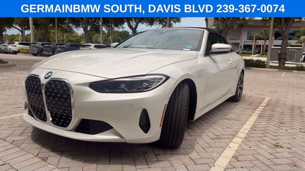 Certified Used 2024 White Metallic BMW 430i image 1