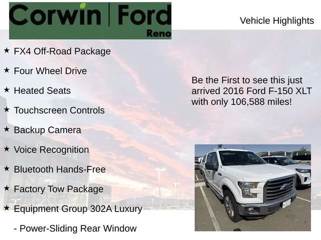 Used 2016 Oxford White Ford XLT image 4