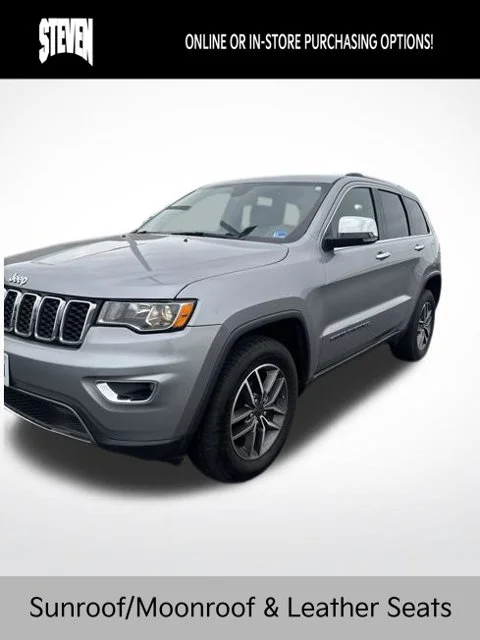 Used 2021 Silver Jeep Limited image 1