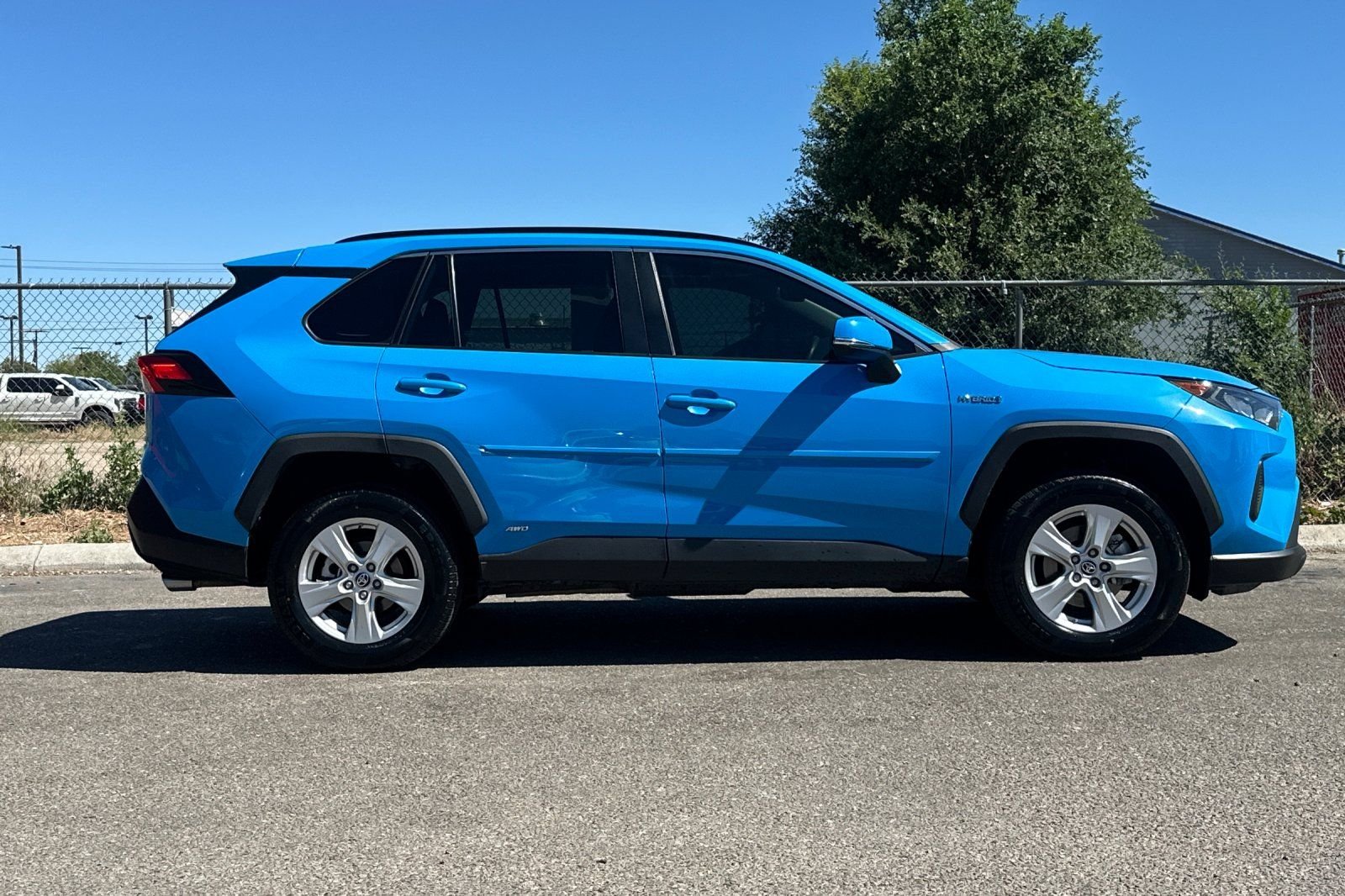 Used 2021 Blue Toyota LE image 3