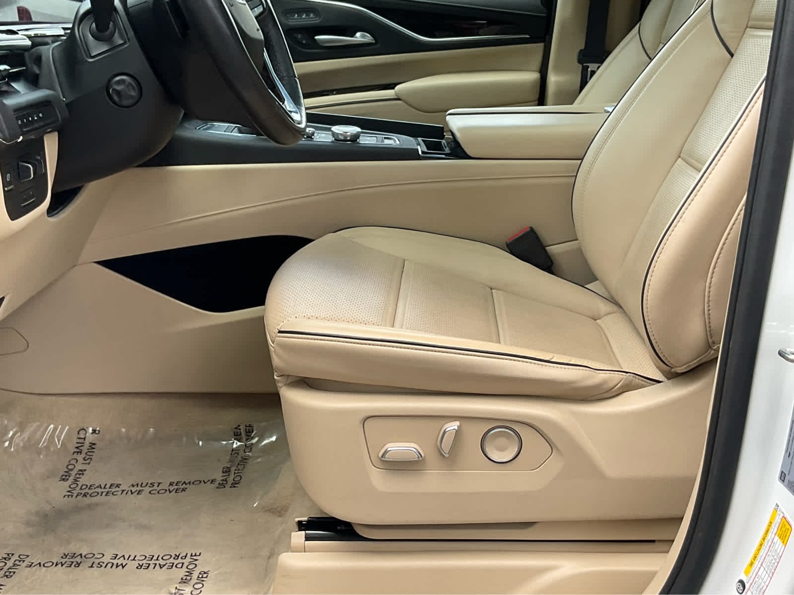 Used 2023 Crystal White Tricoat Cadillac 4WD Premium Luxury image 12