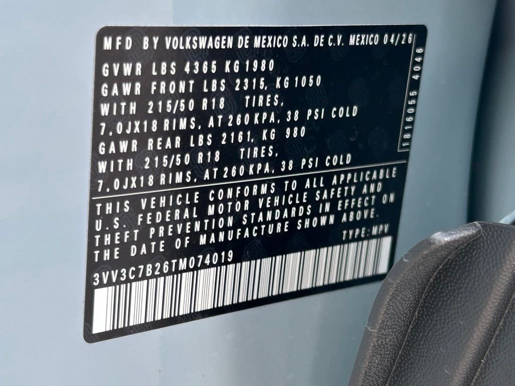 New 2026 Gray Volkswagen 1.5T SE Black image 52