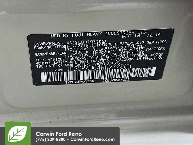 Used 2017 Desert Khaki Subaru 2.0i Premium image 30