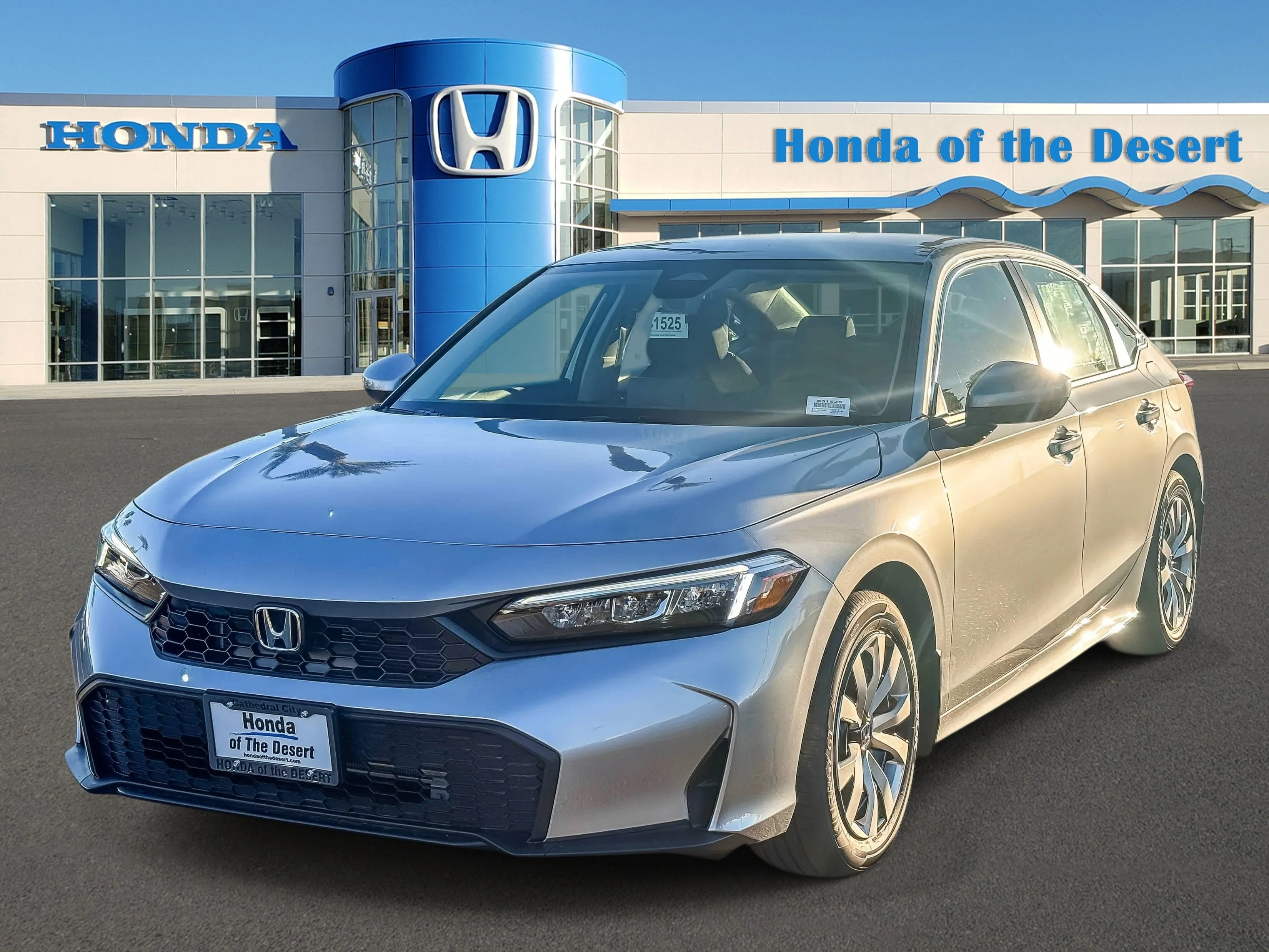 New 2026 Solar Silver Metallic Honda LX image 3