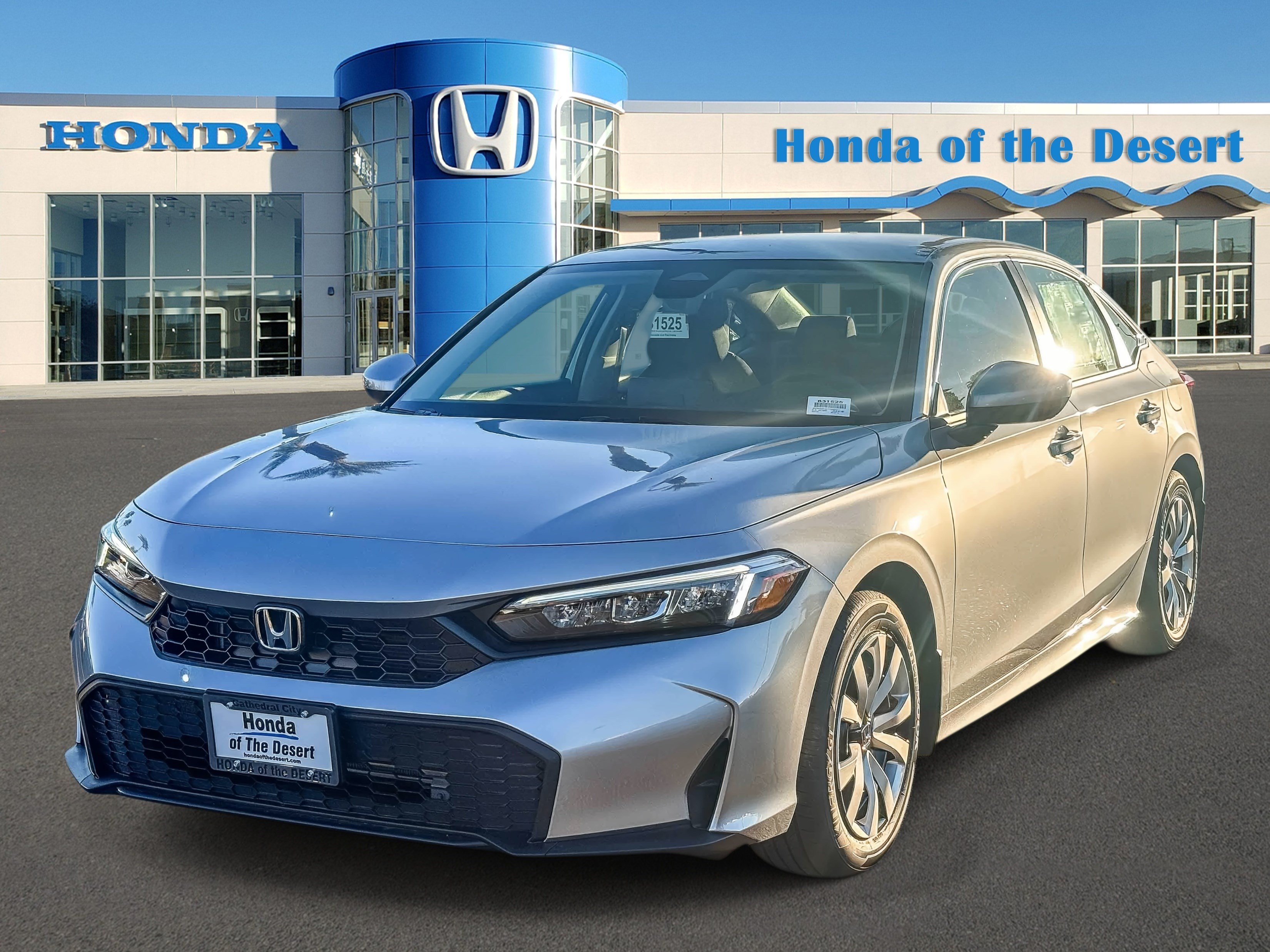 New 2026 Solar Silver Metallic Honda LX image 3