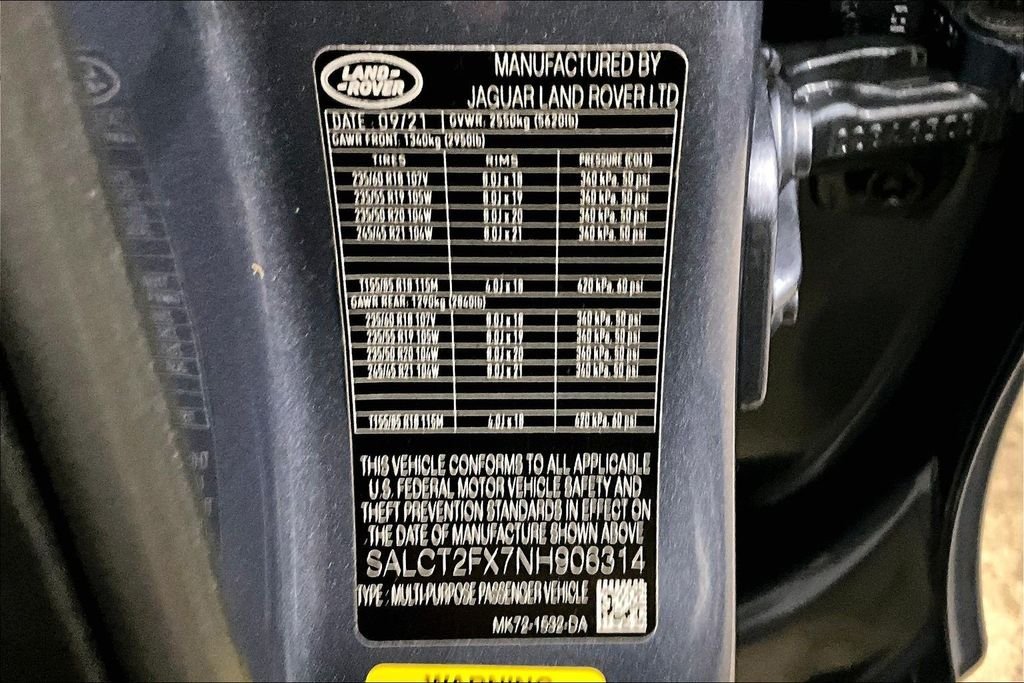 Used 2022 Blue Land Rover S R-Dynamic image 17
