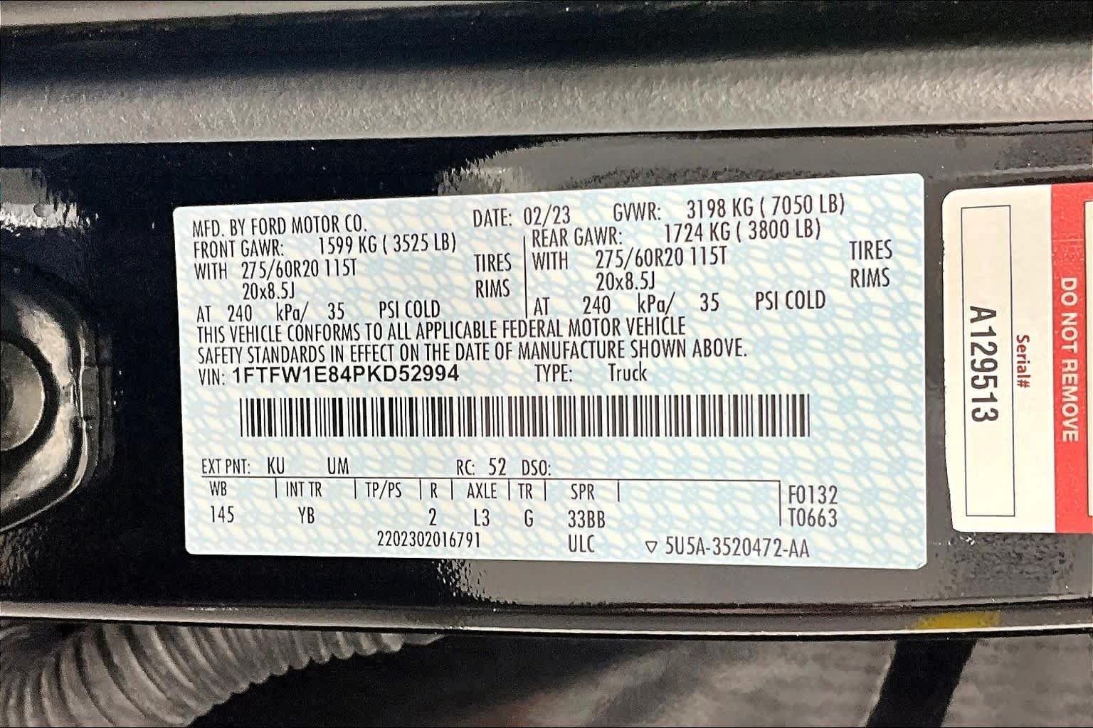 Used 2023 Area 51/Agate Black Ford XLT image 34