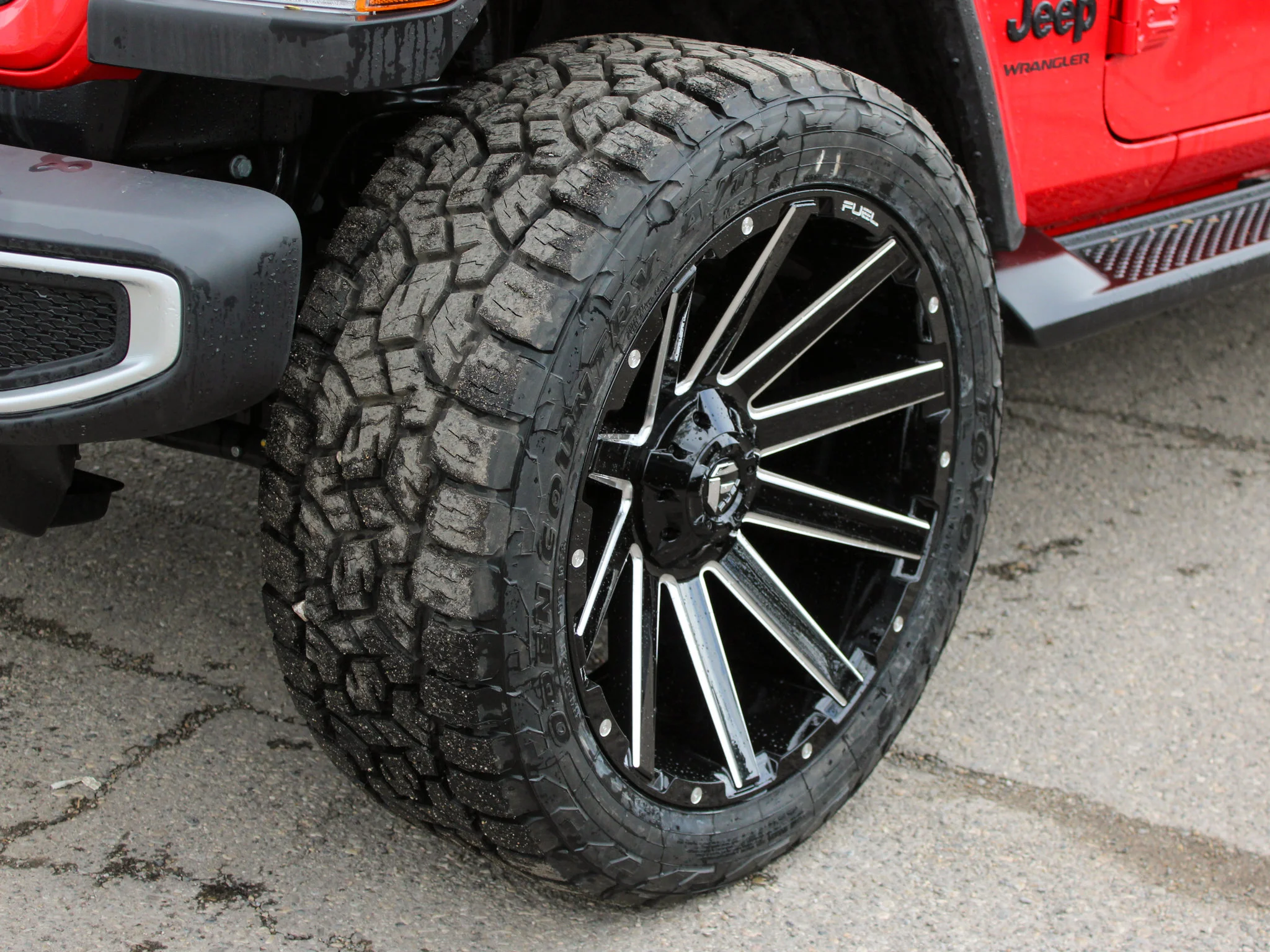 New 2026 Red Jeep Sahara* 4 Door 4x4, 22 Inch Fuel Wheels, 33 Inch Toyos image 2