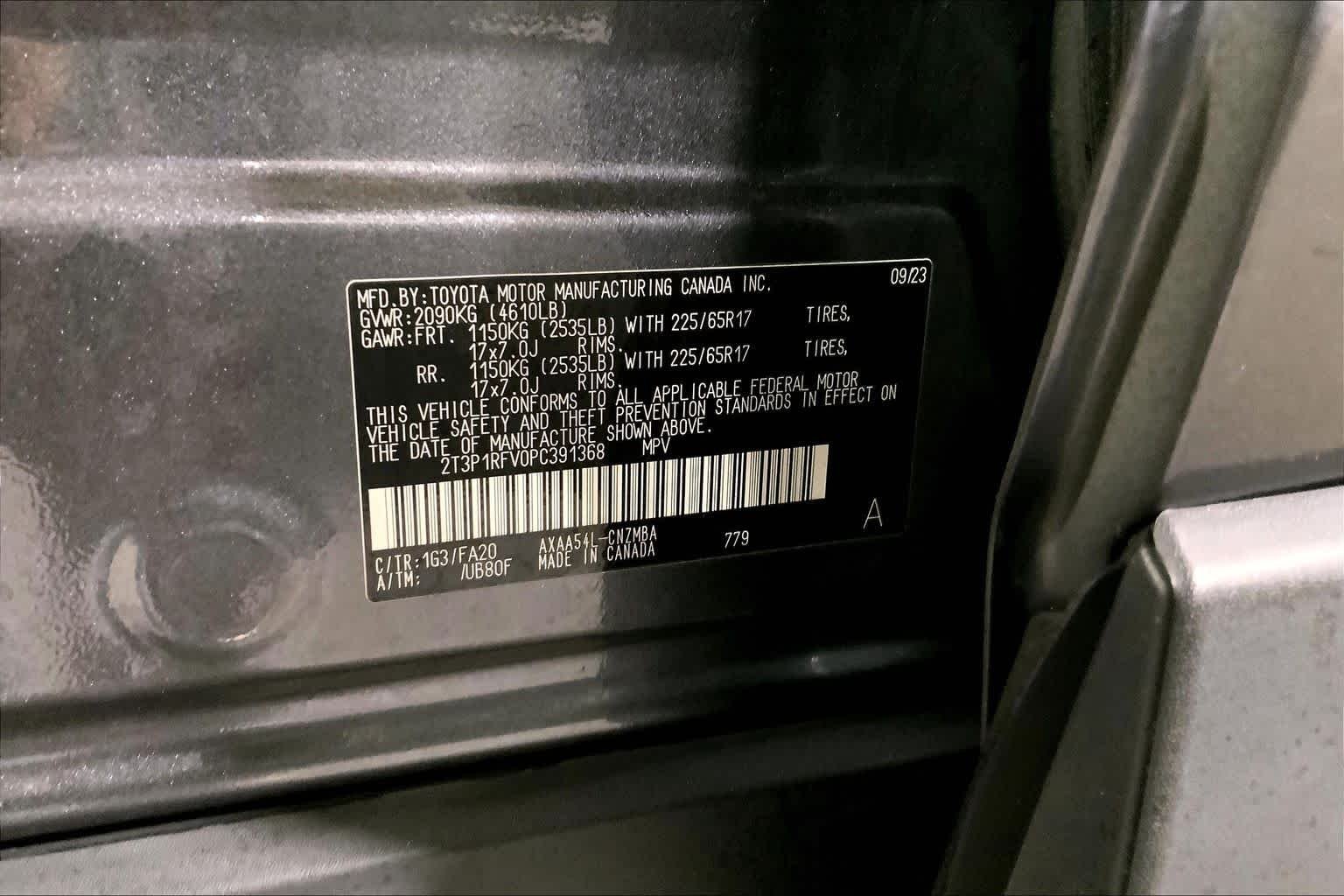 Used 2023 Magnetic Gray Metallic Toyota XLE image 37