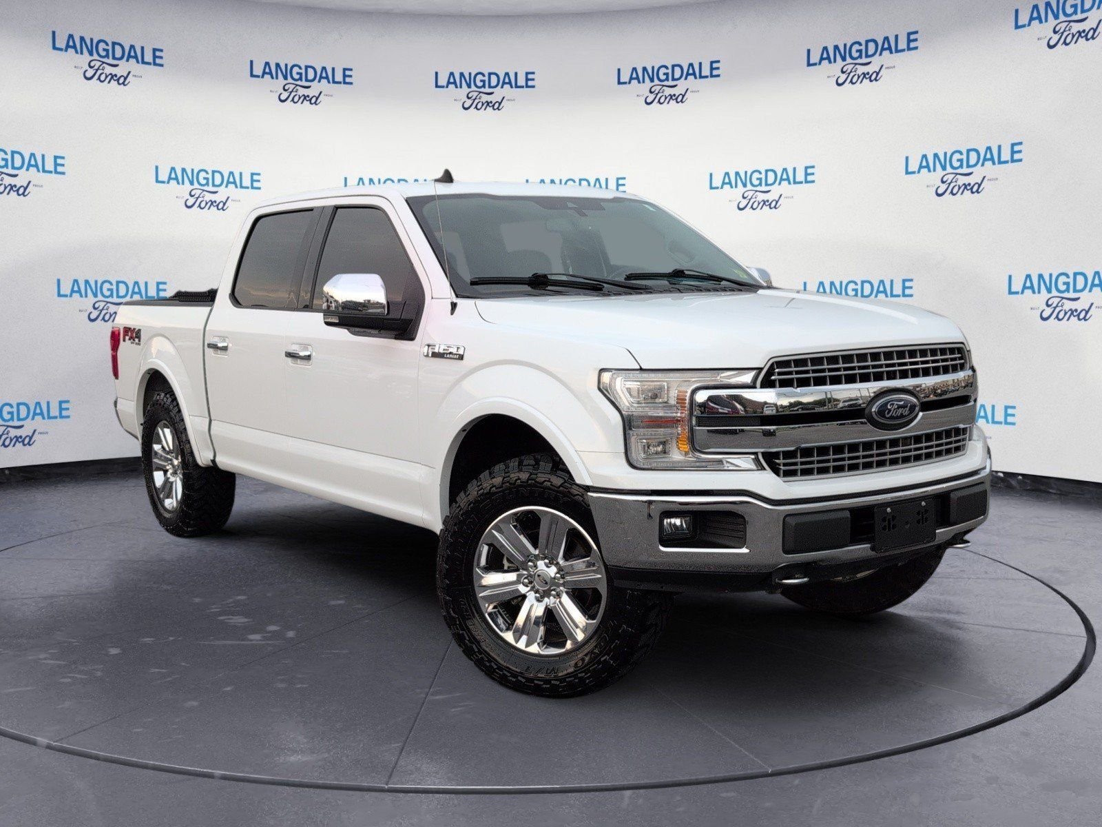 Used 2020 Oxford White Ford Lariat image 2