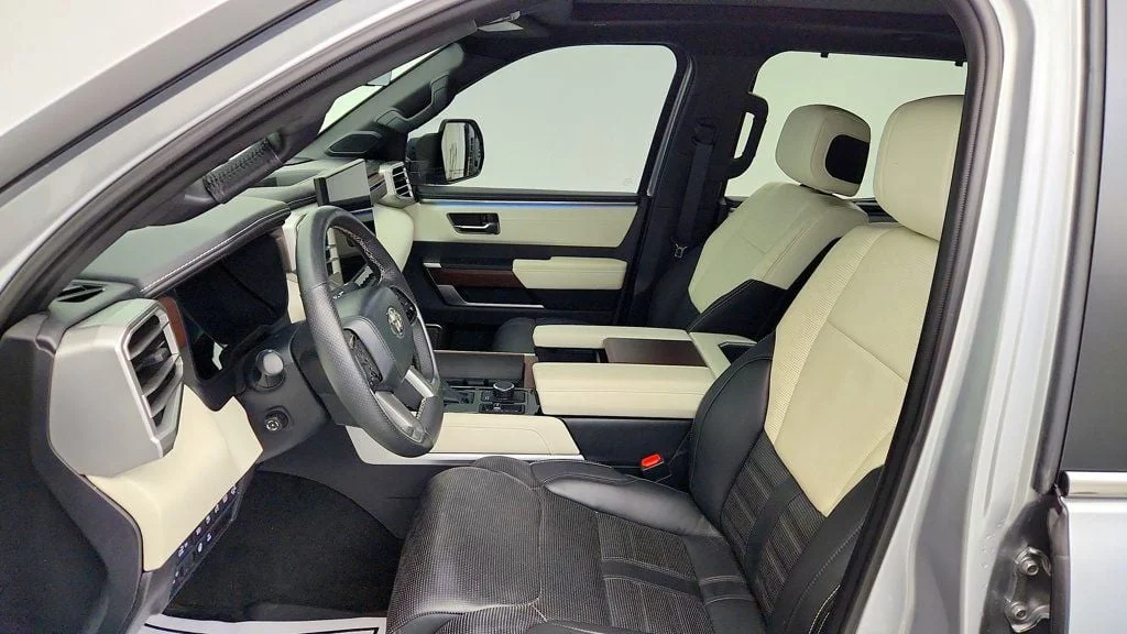 Used 2024 Celestial Silver Metallic Toyota Capstone Hybrid CrewMax 5.5