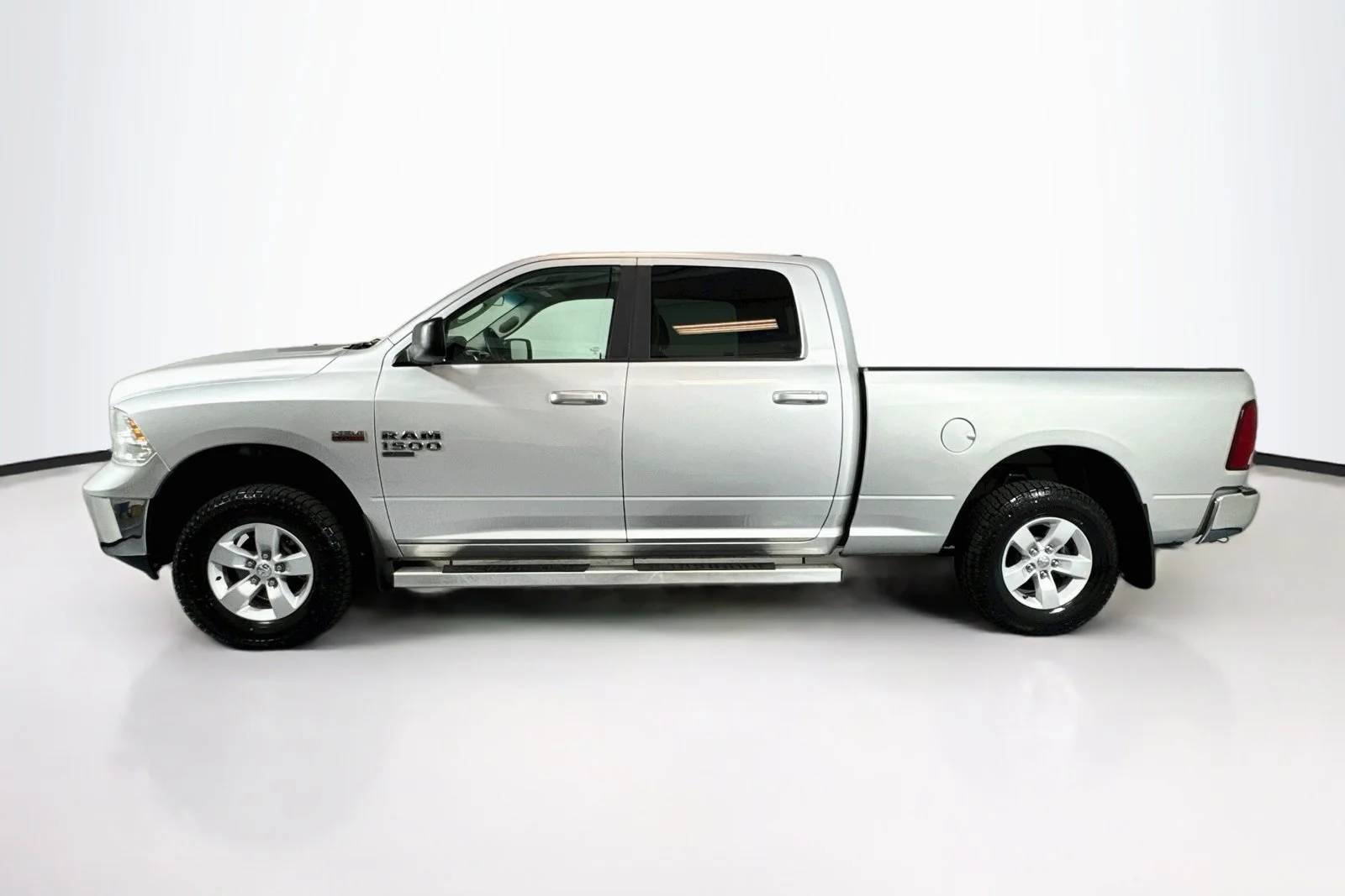 Used 2019 Bright Silver Metallic Clearcoat Ram SLT image 8