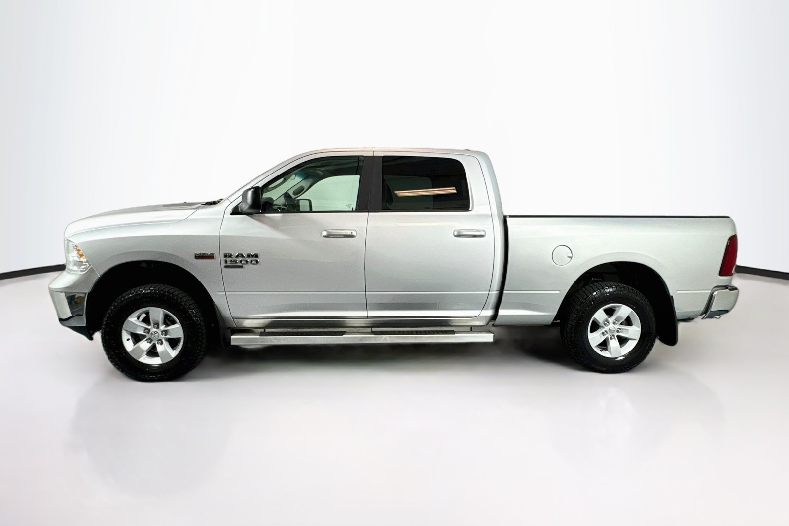 Used 2019 Bright Silver Metallic Clearcoat Ram SLT image 8