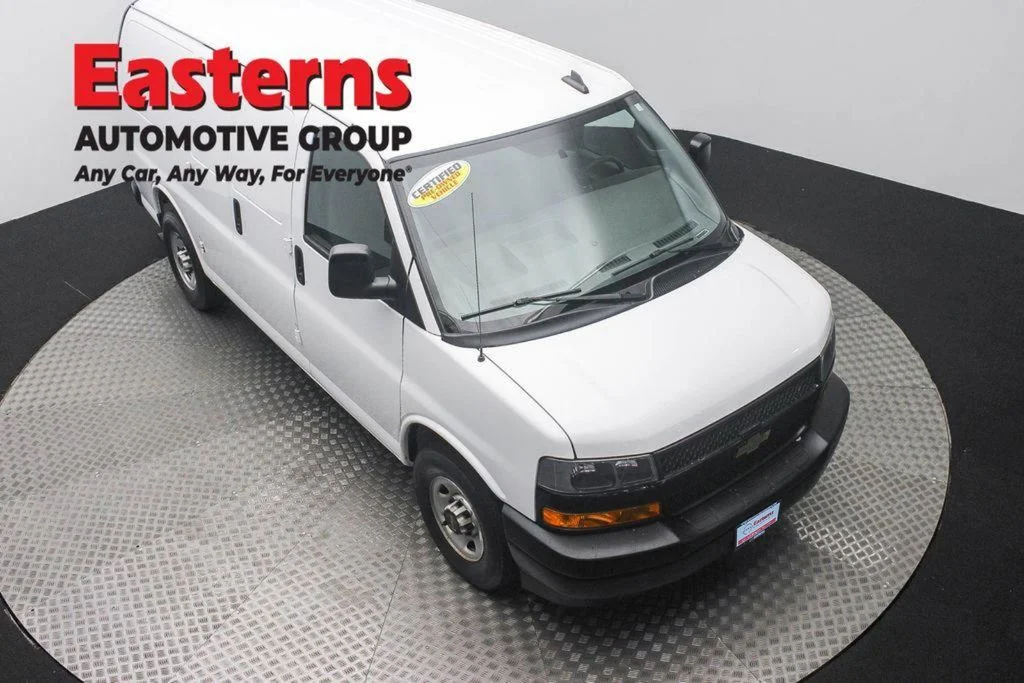 Used 2021 White Chevrolet Work Van image 3