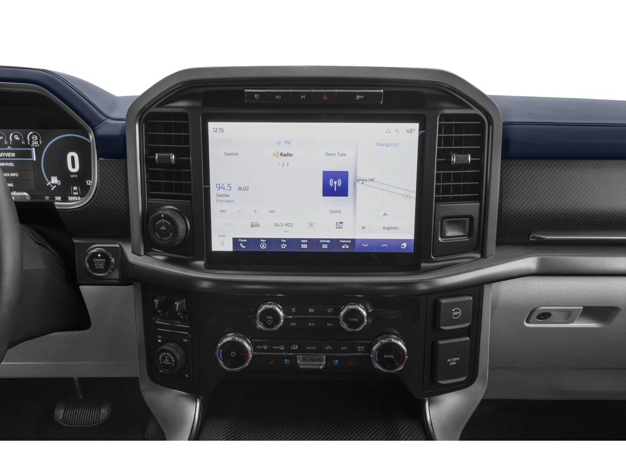 Used 2023 Agate Black Metallic Ford Limited image 63