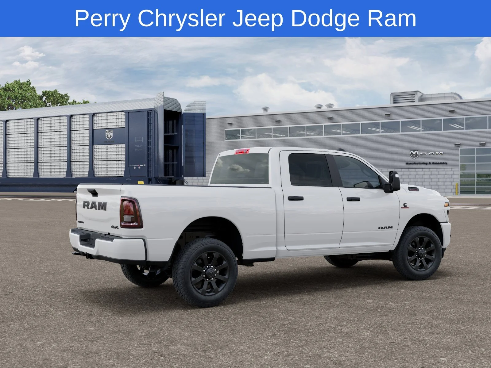 New 2027 Bright White Clear-Coat Exterior Paint RAM Big Horn image 2