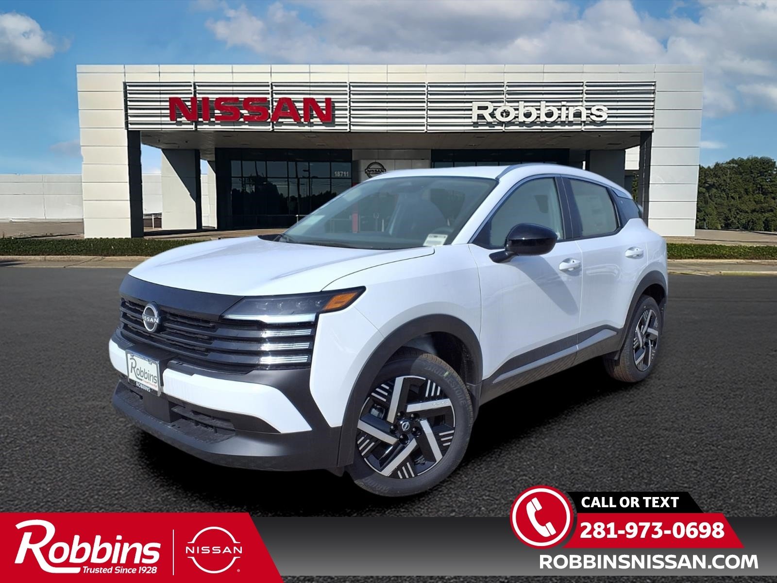 2026 Nissan Kicks SV White at Robbins Nissan