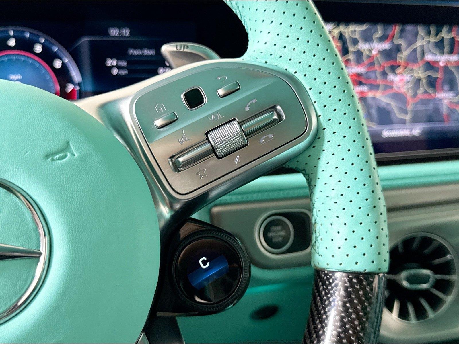 Used 2024 Polar White Mercedes-Benz AMG® G 63  Brabus Custom Widebody / Custom Tiffany Interior image 20