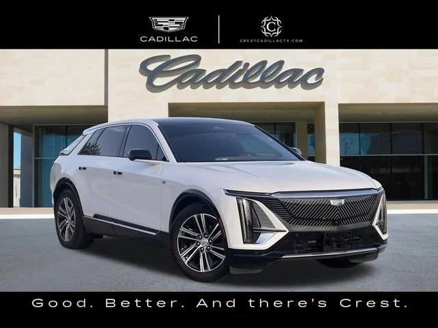 Used 2024 Crystal White Tricoat CADILLAC Luxury 2 image 1