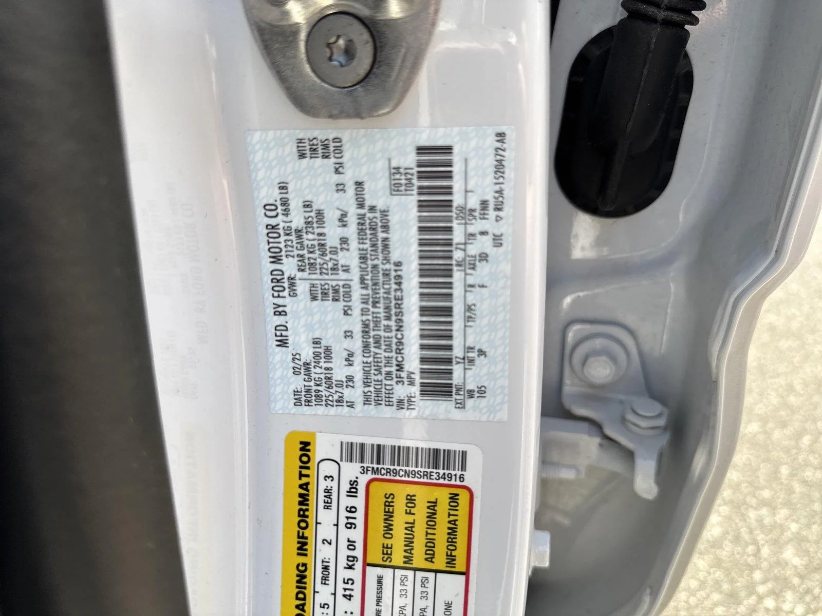 Used 2025 Oxford White Ford Outer Banks image 31